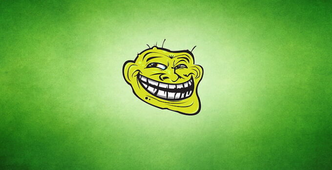 The Infamous Troll Face Meme Character